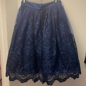 Chi Chi London Lace Circle Skirt A Line Skirt